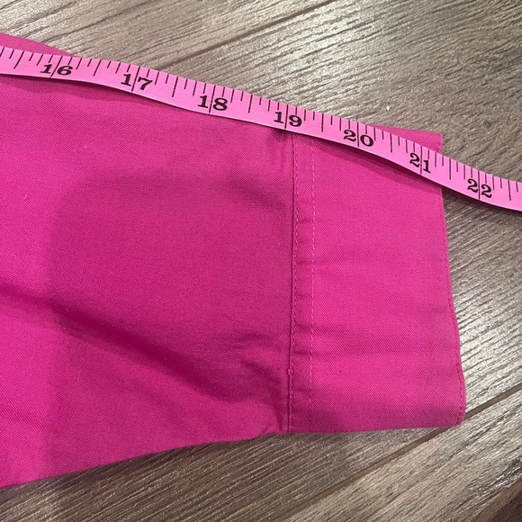 [L]VTG Wrangler Women Western Pink Floral Concho Tassel Cowgirl Button Shirt - Picture 5 of 6